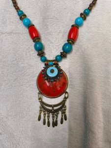 Traditional Heavy Red Neckpiece