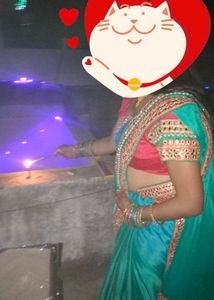 Elegant Contract Saree With Blouse