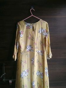 Yellow Floral Dress