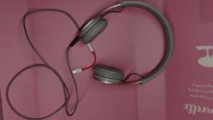 Light Gray Wireless Headphones