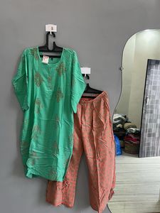 Green Kurta Set (3xl)