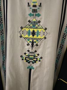 W Women’s Black &amp; Beige Kurta (18)xxxl