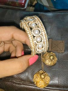 Stone And Latkan Bracelet