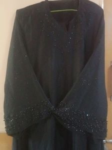 Full Sleeves Work Abaya