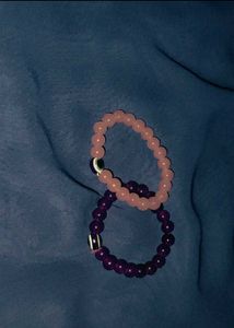 Flower Hair Clips Nd Evil Eye Bracelet Combo!!