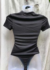 Black Bodysuit Top