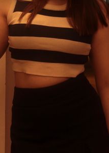 Striped Knit Tank Top