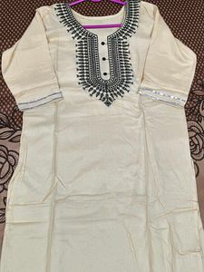 a embroidery kurta