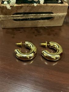 Chunky Gold Hoop Earrings