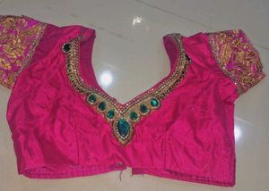 Gorgeous Pink and green saree