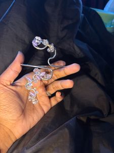 rose quartz arm cuff