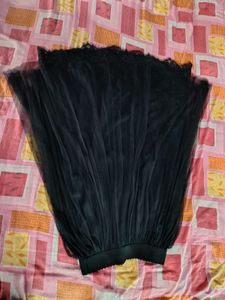 Beautiful Lace Black Net Skirt