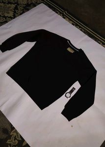 Comeco Black Crewneck Sweatshirt
