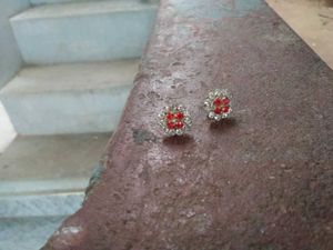 Pure Silver Earring With Hallmark