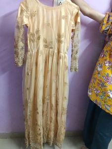Ethinic Gown Golden