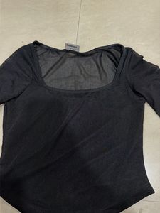 Black Long Sleeve Top