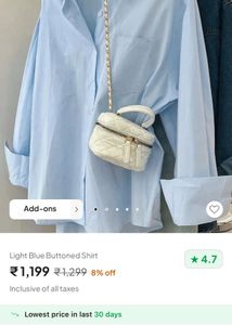 NEWME Light Blue Shirt