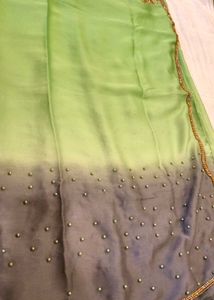 Elegant Green Saree