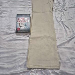 Bootcut Denim Beige Vintage Y2k