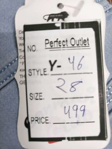 Y-46 Size 28 Slim Fit Women Denim Jeans