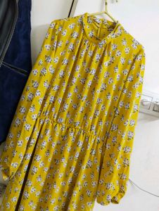 Yellow Dubai  Gown