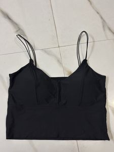 Black Cami Crop Top