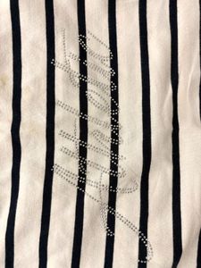Striped Tee with Detail