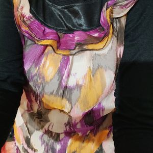 Colourful SleevelessTop