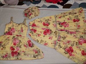 Cute Floral Dress Set