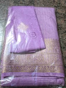 Elegant Lavender Saree