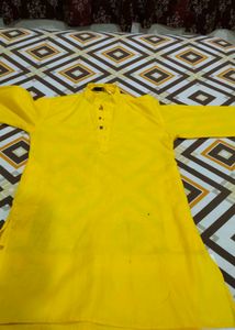 Vibrant Yellow Kurta Set!!!Puja Special