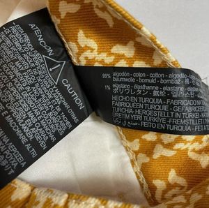 Mustard Floral Print Women’s Trouser