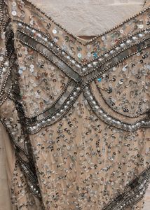 Vintage Inspired Corset Sequin Mini Dress