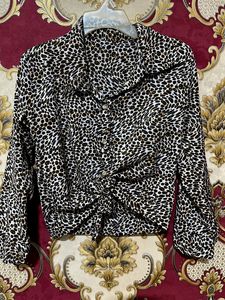 Sexy Tiger Printed Crop Knot Shirt 😍🥵