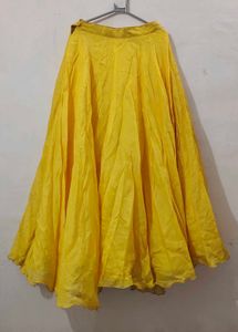 yellow pretty lehenga