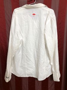 Cutter &amp; Buck White plain Shirt