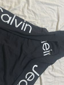 Calvin Klein Black Logo Jacket Imported From Usa