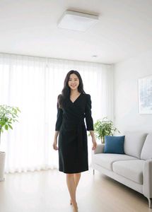 Black Korean Bodycon Dress