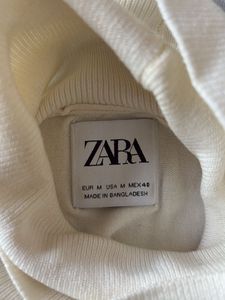 Cream Turtleneck Sweater