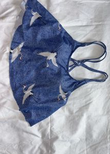 Crane Print Tank Top