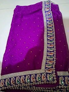 Purple Color Saree