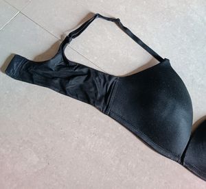Sexy Soft Silk Black Bra