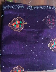 Elegant Purple Saree