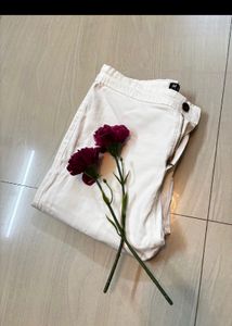 White Denim Pant