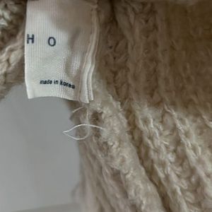 Chunky Yarn Sweater- Beige