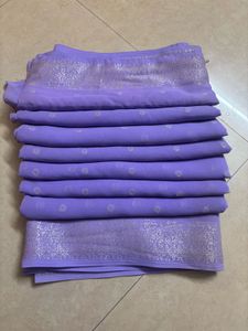 Lavender Soft Silk Saree