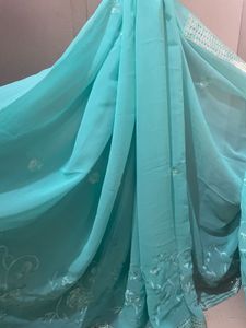 Embroidery Saree