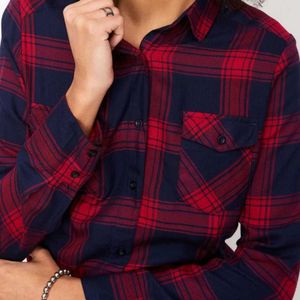 Max Regular Fit Checked Shirt For Womens
