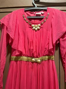 Elegant Pink Party Dress
