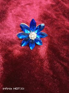 Blue Diamond Ring